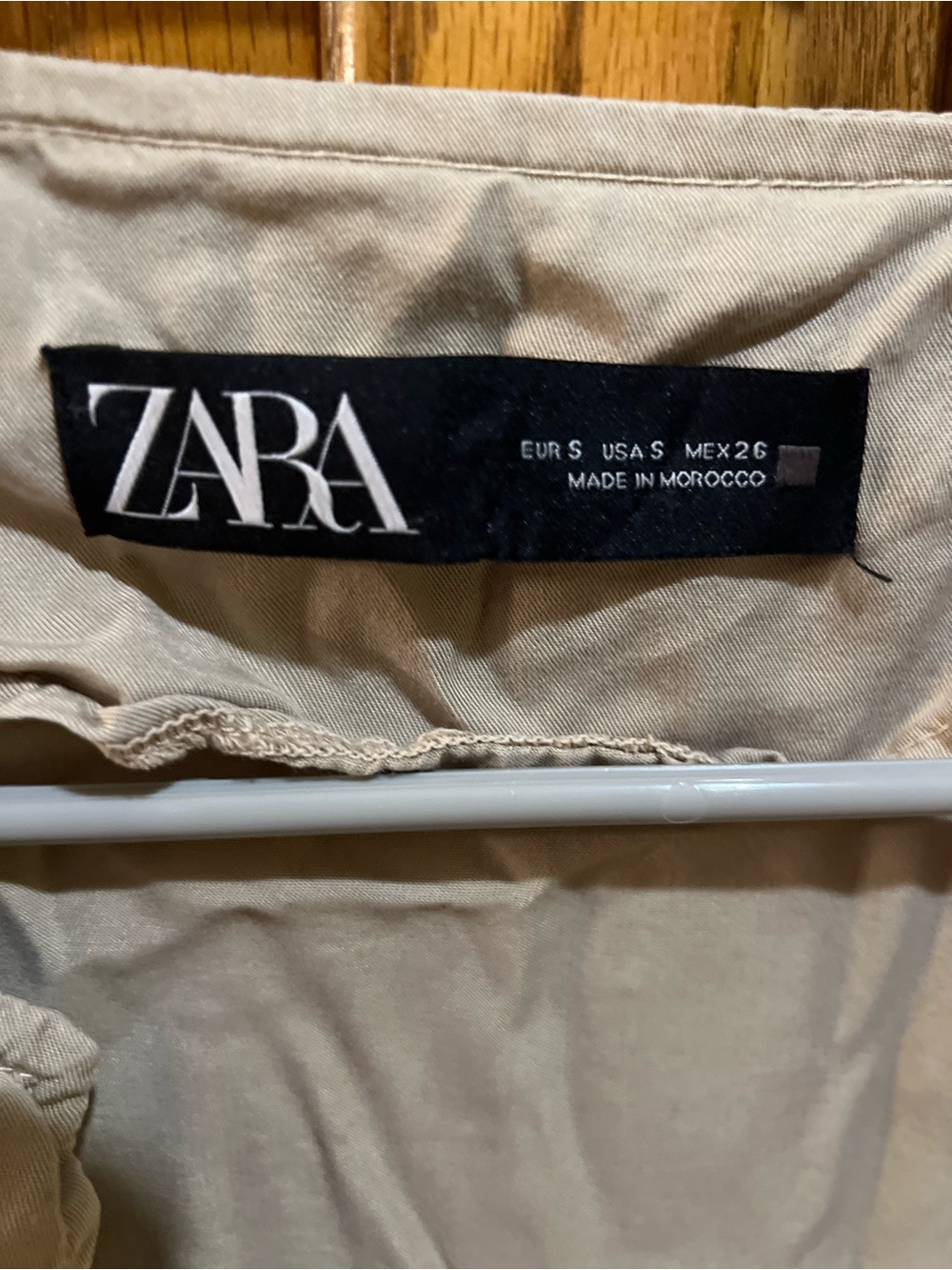 Zara 100% Lyocell Open Front Ruffle Jacket - Picture 6 of 9